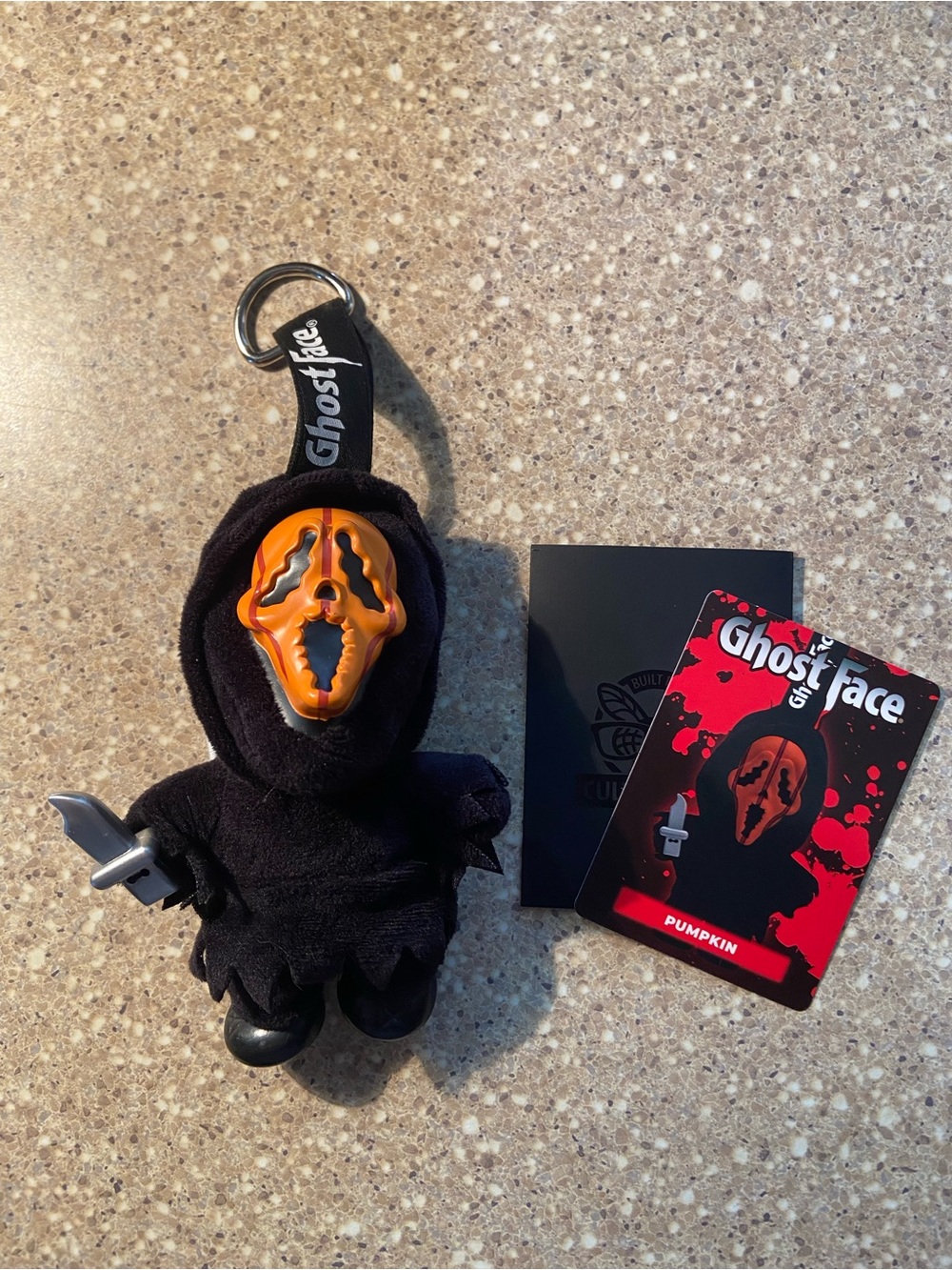Ghost Face Mystery Plush Pumpkin Bag Clip RARE 1/27 Culturefly Spirit Halloween